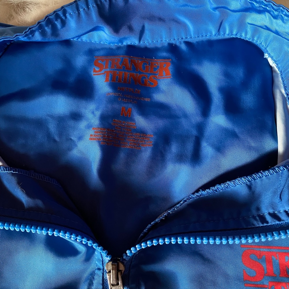 Stranger Things Windbreaker Jacket Size Medium - image 5